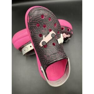 Crocs Barbie Crush Clog Women's Size 9 Mens 7 Limited Edition Black and Pink New